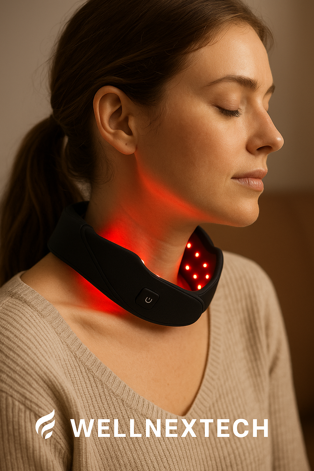 red light therapy wrap for neck and upper back pain