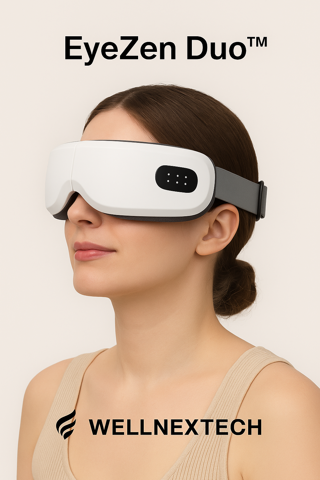 EyeZen Duo eye massage device with music feature