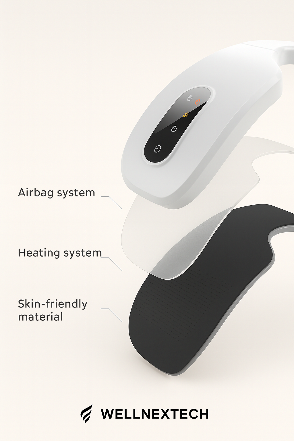 heated eye massager for headaches and relaxation