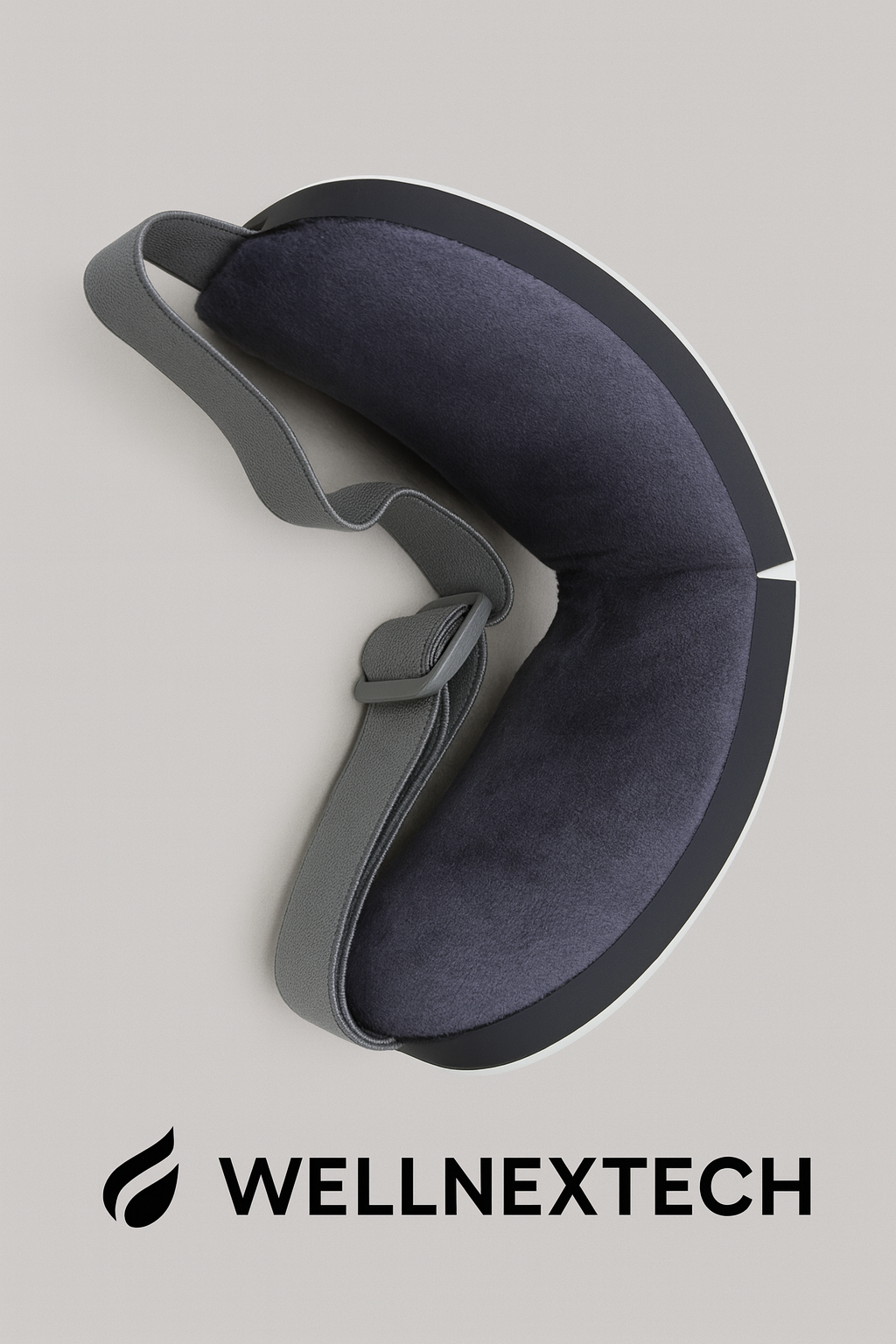 Bluetooth eye massager with heat therapy for eye strain relief