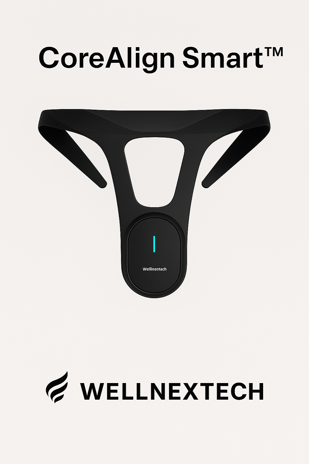 CoreAlign Smart™ Back Posture Corrector by Wellnextech for improved posture and pain relief.